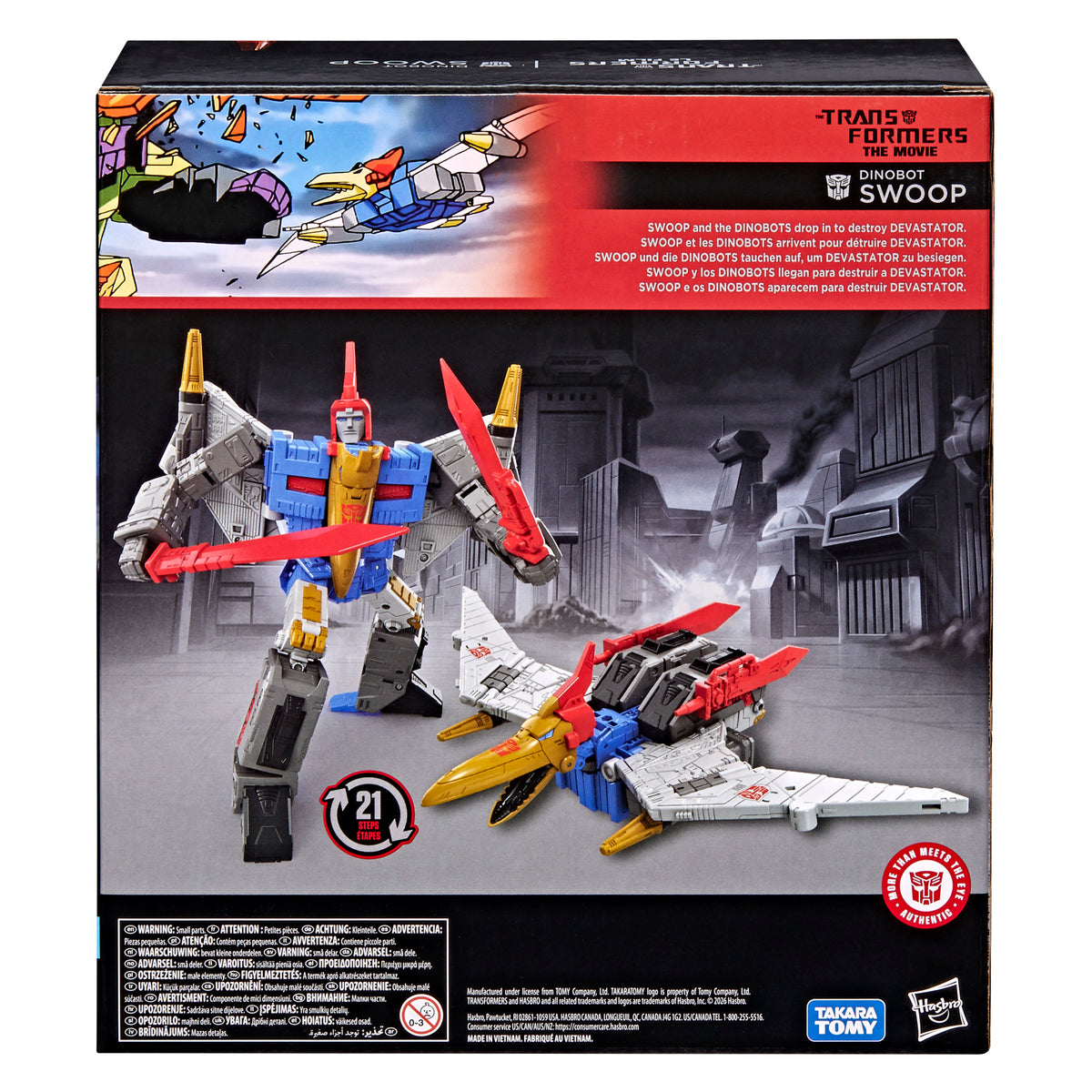 PRE-ORDER Transformers Studio Series 86 Leader Class Action Figure - Dinobot Swoop