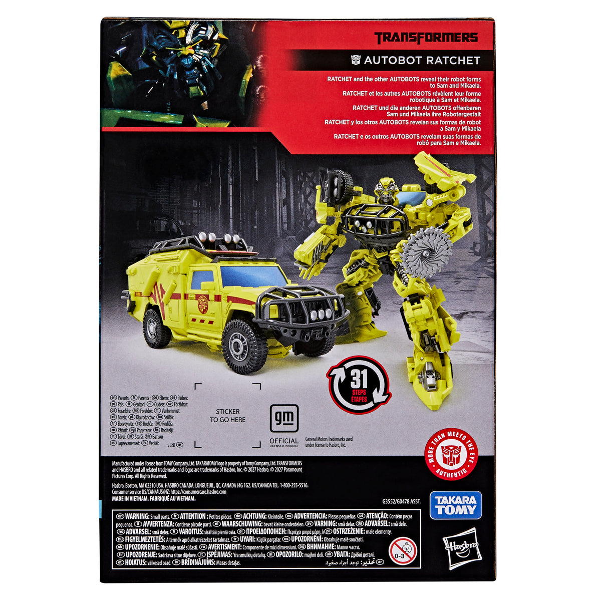 PRE-ORDER Transformers Studio Series Voyager Class Action Figure - Ratchet (Transformers)
