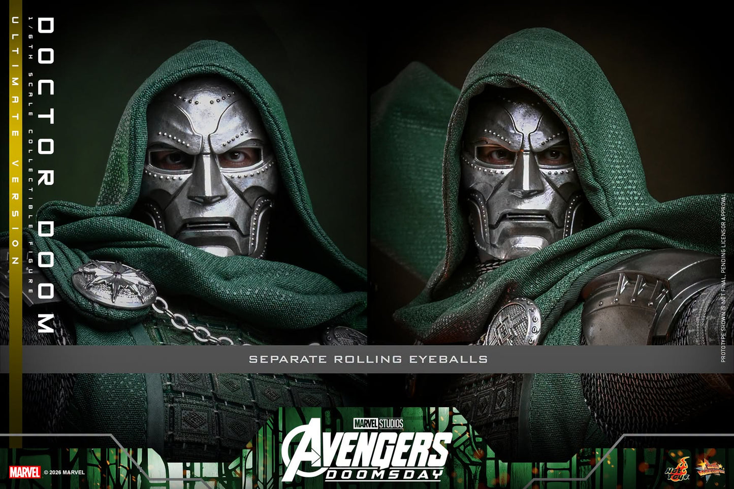*PRE-ORDER Doctor Doom (Ultimate) - Marvel Avengers Doomsday Hot Toys Collectibles 1/6th Scale Action Figure