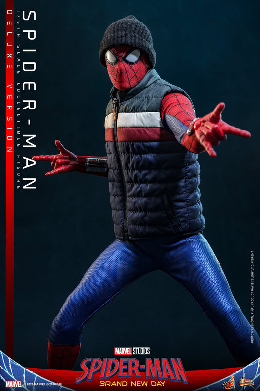 *PRE-ORDER Spider-Man (Deluxe) - Marvel Spider-Man: Brand New Day Hot Toys Collectibles 1/6th Scale Action Figure