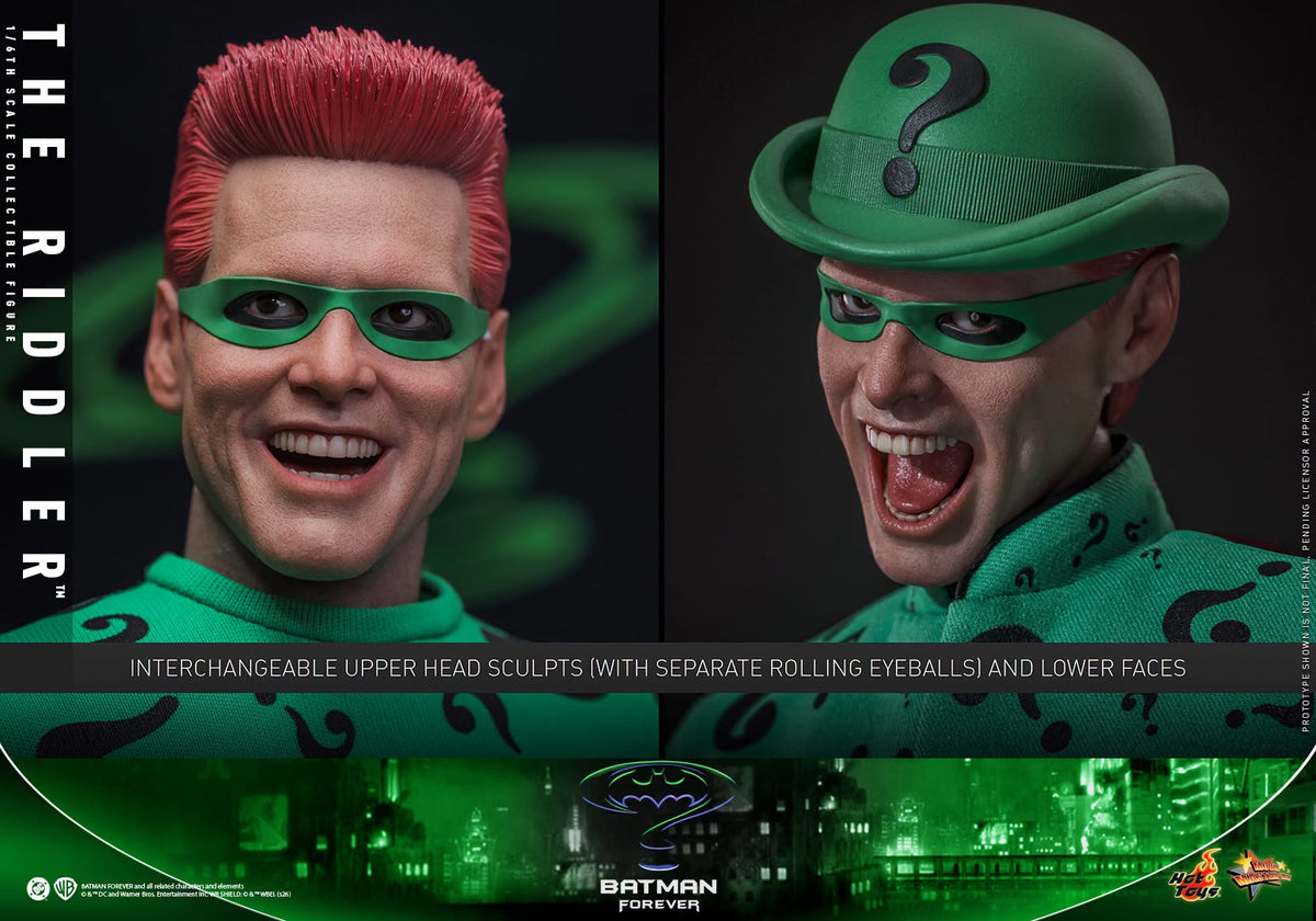 PRE-ORDER The Riddler - DC Batman Forever Hot Toys Collectibles 1/6 Scale Action Figure (Copy)