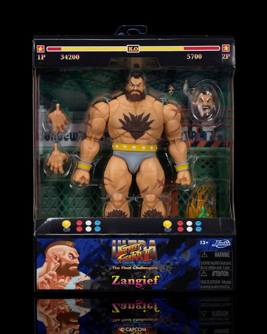 PRE-ORDER Ultra Street Fighter II 6 Inch Deluxe Exclusive Action Figure - Zangief (Player 2)