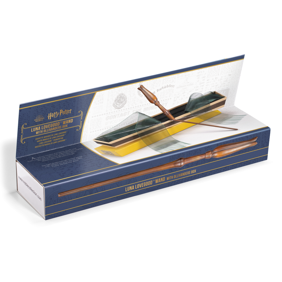 Harry Potter Wand Replica In Ollivanders Box - Luna Lovegood