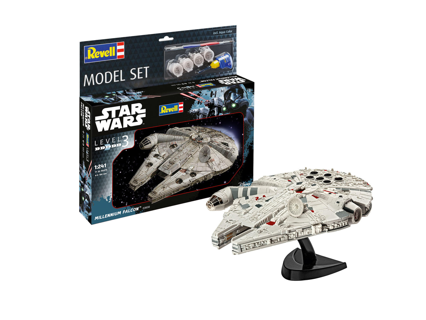 Revell Star Wars 1:241 Scale Model Kit - Millennium Falcon
