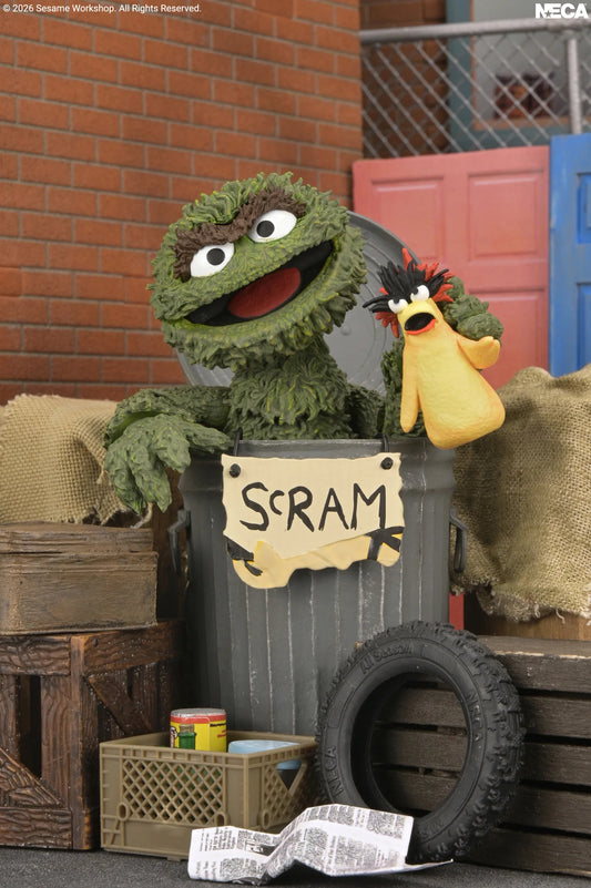 *PRE-ORDER Sesame Street 7 Inch Scale Ultimate Action Figure - Oscar The Grouch