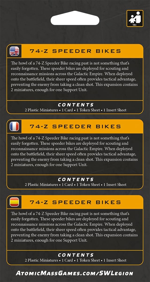 Star Wars Legion - 74-Z Speeder Bike Unit Expansion