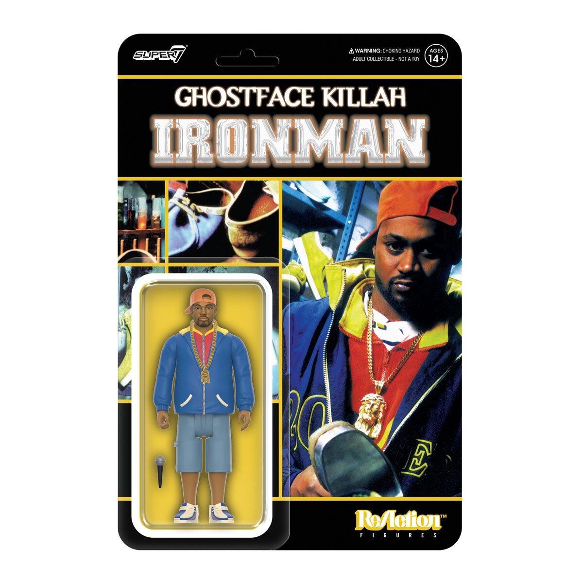 激レアオリジ Ghostface Killah Ironman WU-TANG Ghostface Killah ReAction Action Figure Wave 1 - Iron Man – Star