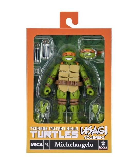 *PRE-ORDER Teenage Mutant Ninja Turtles x Usagi Yojimbo Ultimate 7 Inch Scale Action Figure - Michelangelo