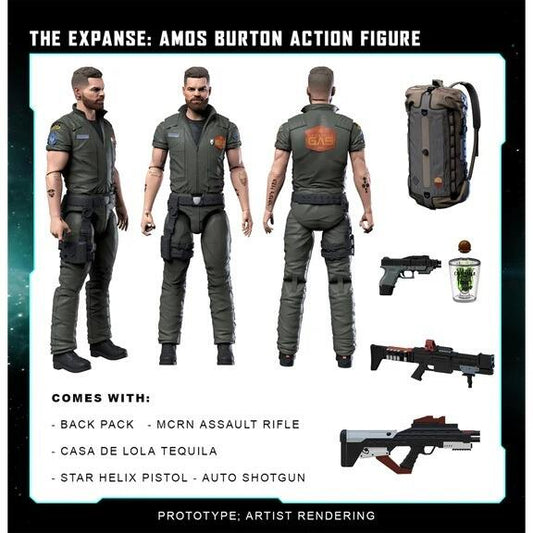 *PRE-ORDER Nacelle Toys The Expanse 7 Inch Scale Action Figure Wave 1 - Amos Burton