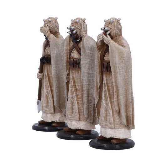 Star Wars 5.5 Inch Resin Collectible Figurine Set - Three Wise Tusken Raiders