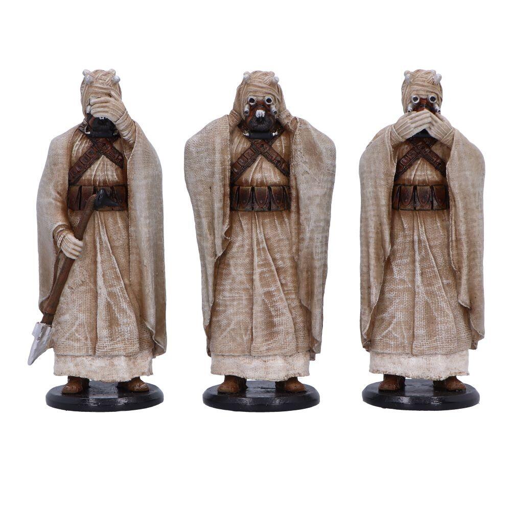 Star Wars 5.5 Inch Resin Collectible Figurine Set - Three Wise Tusken Raiders