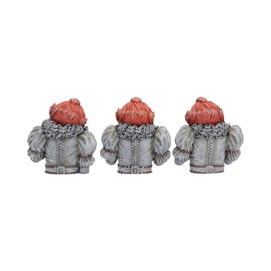 *PRE-ORDER* Nemesis Now 3 Inch Resin Collectible Figurine Set - Three Wise Pennywise