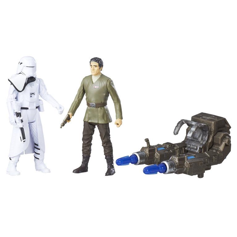 Star Wars The Force Awakens 3.75 Inch Action Figure 2 Pack: Poe Dameron and First Order Snowtrooper