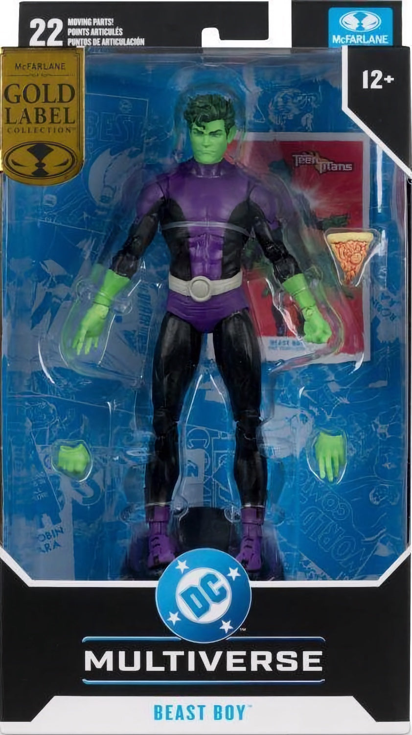 DC Multiverse 7 Inch Scale Action Figure - Beast Boy (Gold Label)