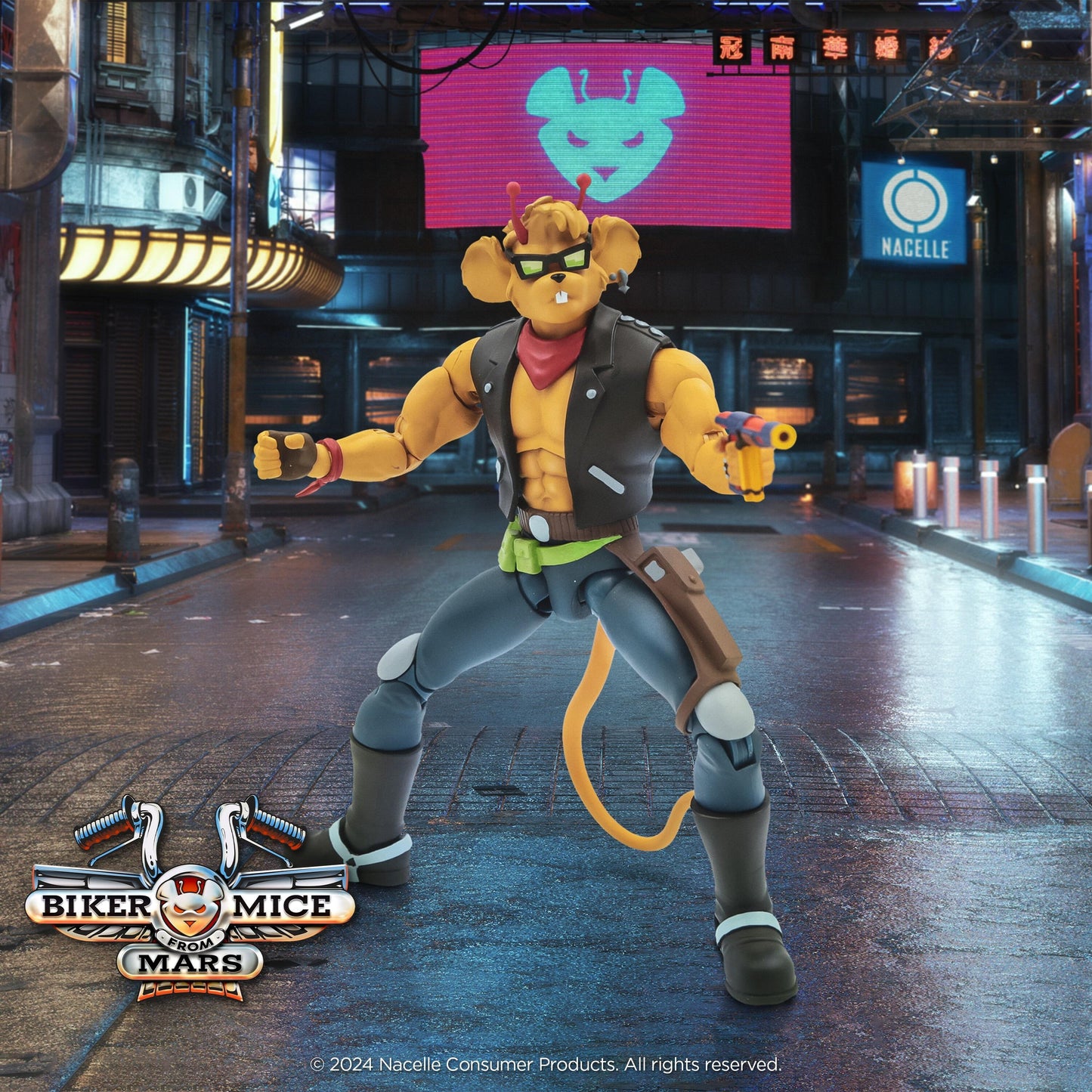 Biker Mice from Mars Action Figure Wave 1 - Throttle