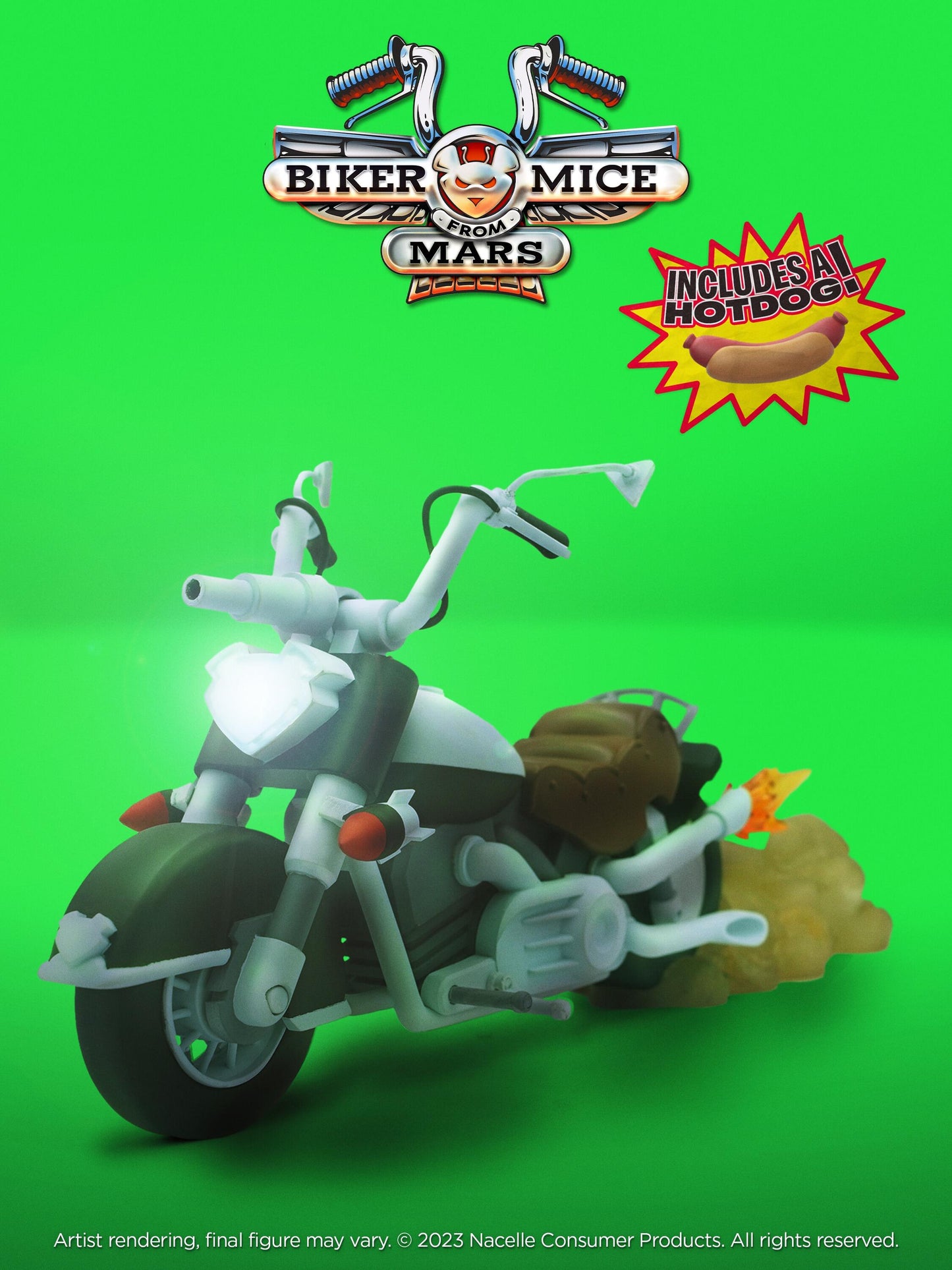Biker Mice from Mars Action Figure - Throttle's Martian Monster Bike