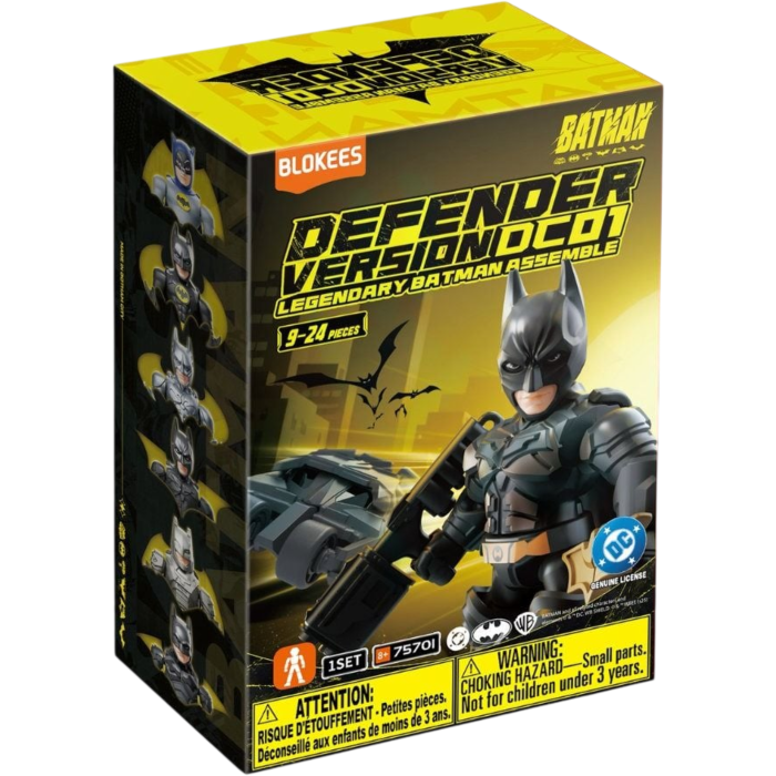DC Hero Defender Version Blokees Model Kit - Legendary Batman Assemble Blind Box
