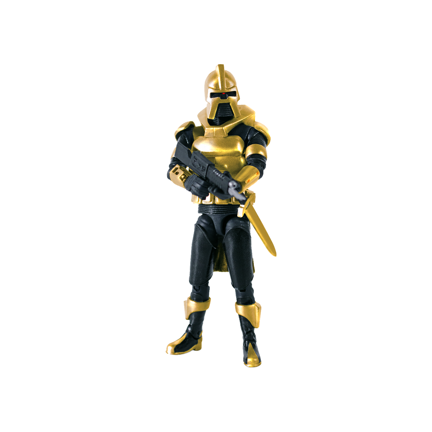 *PRE-ORDER Battlestar Galactica 3.75 Inch Scale Action Figure Wave 1 - Gold Command Cylon Centurion