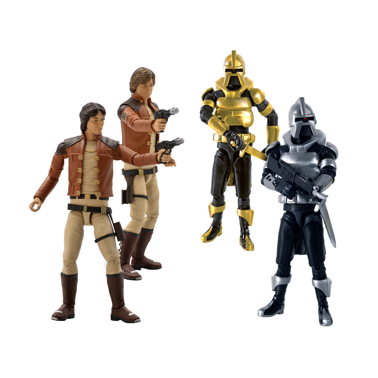*PRE-ORDER Battlestar Galactica 3.75 Inch Scale Action Figure Wave 1 - Set of 4