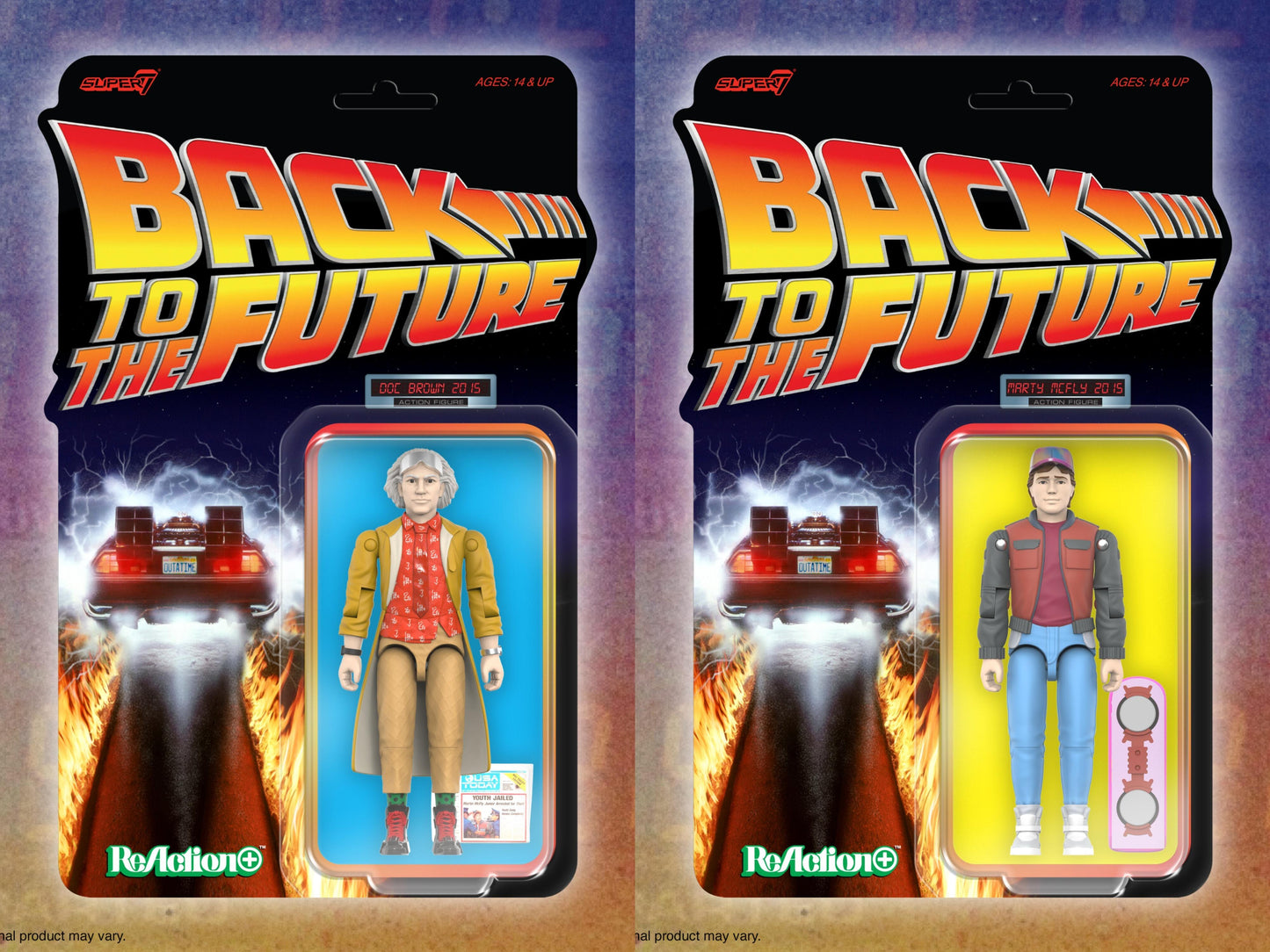 *PRE-ORDER Back To The Future ReAction+ Action Figure Wave 02 - Set of 2