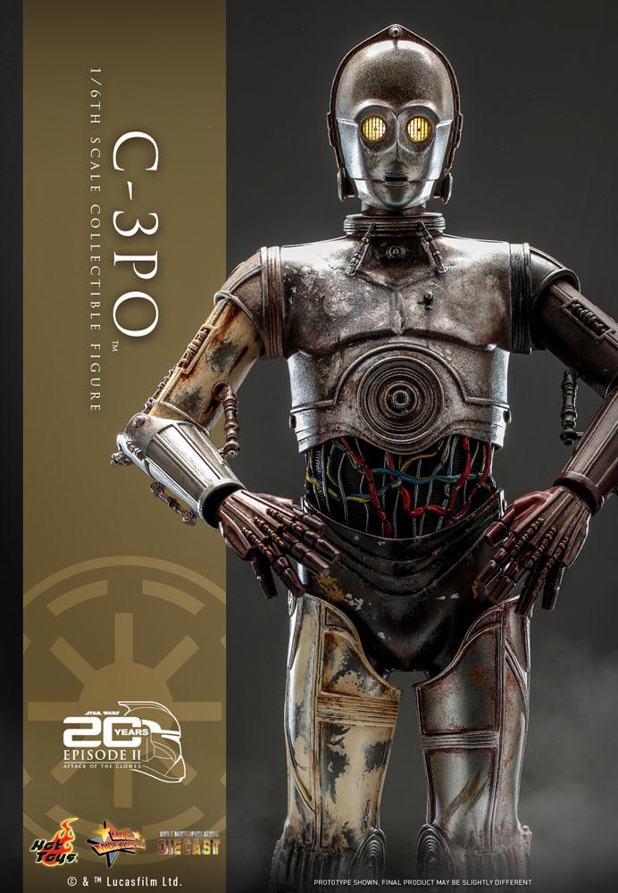 C-3PO - Star Wars Attack of the Clones 20th Anniversary Hot Toys