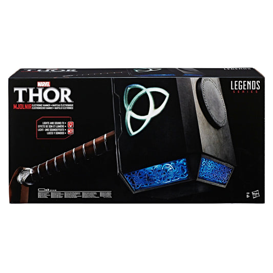 Marvel Legends Thor Mjolnir Hammer Electronic Prop Replica (Re-Run)