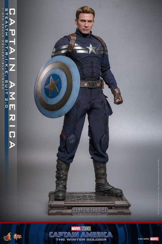 Captain America (Stealth Strike Suit 2.0) - Marvel Captain America: The Winter Soldier Hot Toys Collectibles 1/6 Scale Action Figure