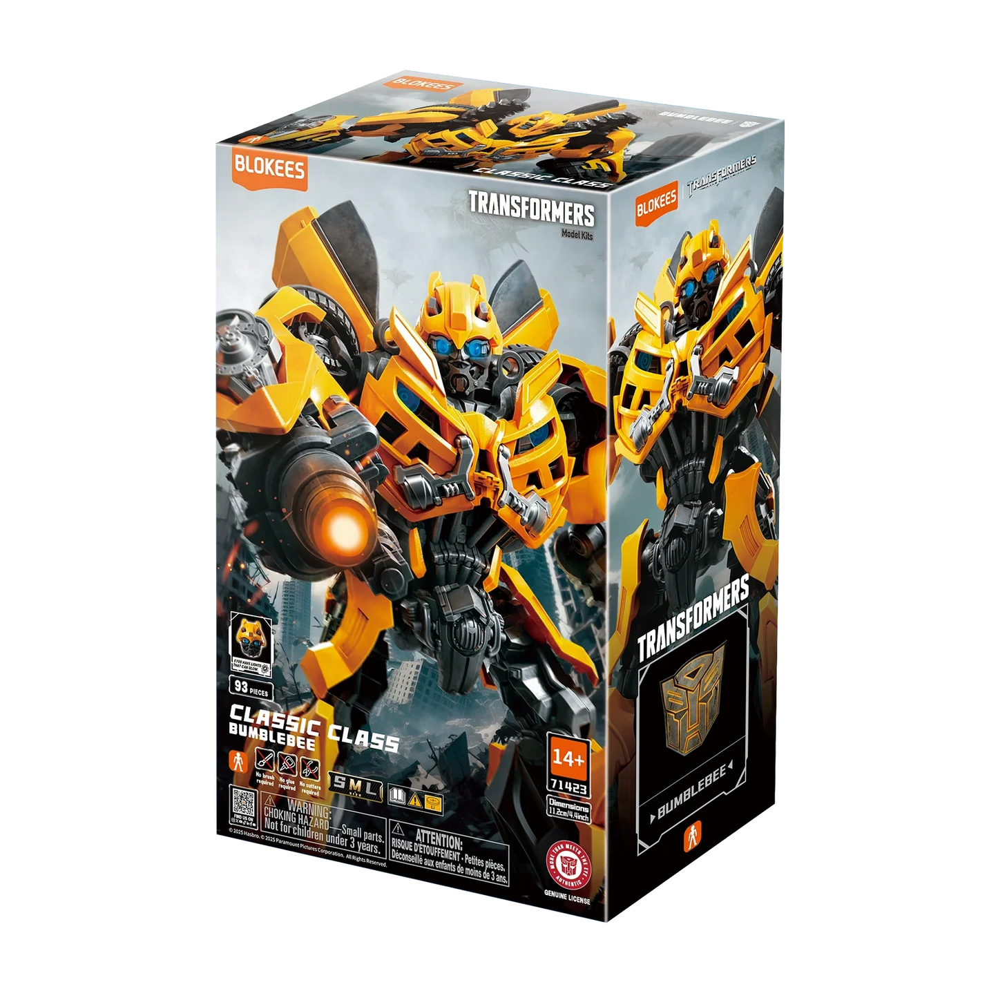 Transformers Classic Class Blokees 5 Inch Model Kit Class 23 - Bumblebee (Dark Of The Moon)