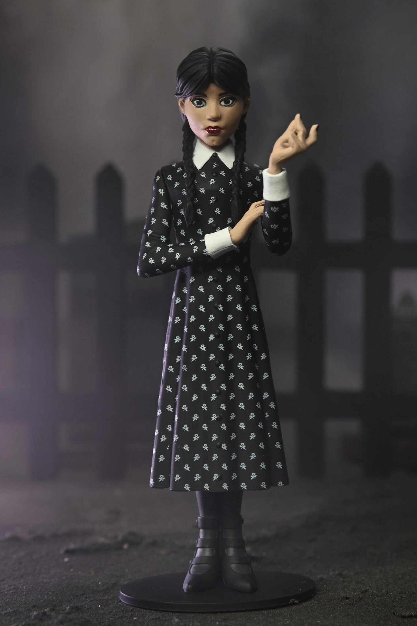 Wednesday Toony Terrors 6 Inch Scale Action Figure Series 1 - Wednesday (Classic Dress)