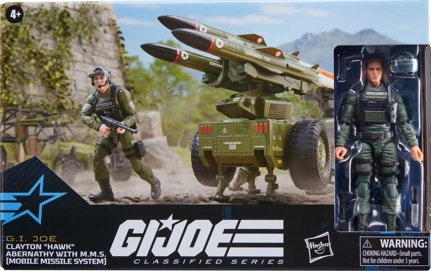 G.I. Joe Classified Series Action Figure Set - Clayton "Hawk" Abernathy & M.M.S.