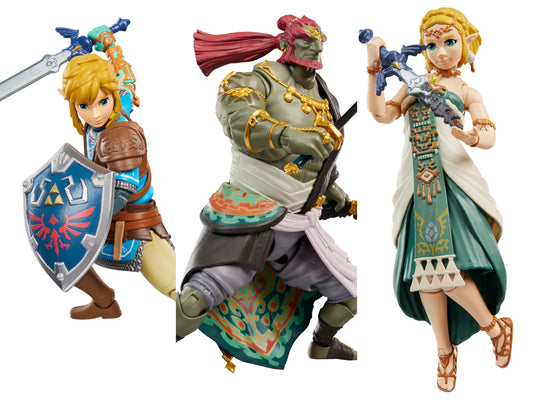 *PRE-ORDER The Legend Of Zelda 6 Inch Action Figure Heroes of Hyrule Wave 1 - Set Of 3