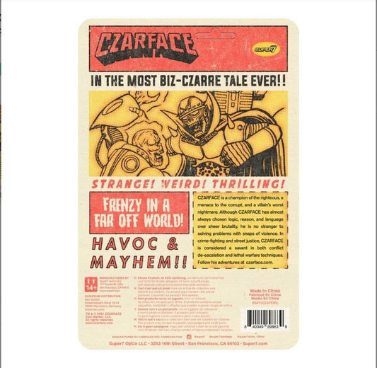Czarface ReAction Action Figure Wave 1 - Czarface (Orange & Black)
