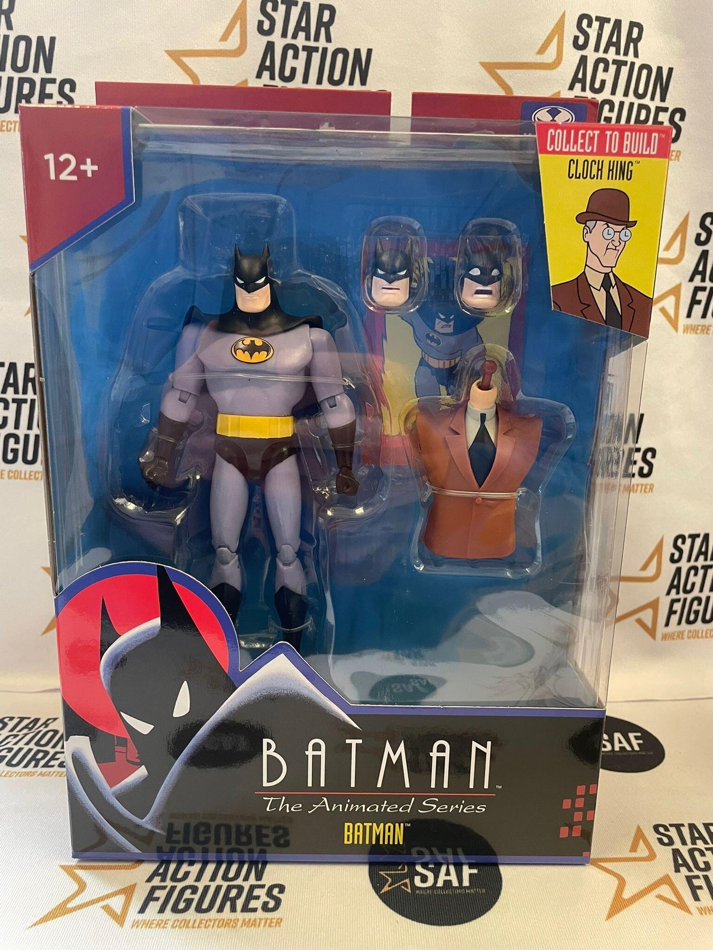 DC Direct: Batman The Animated Series 6inch Action Figure Build-A Wave 7 - Batman (Clock King BAF)