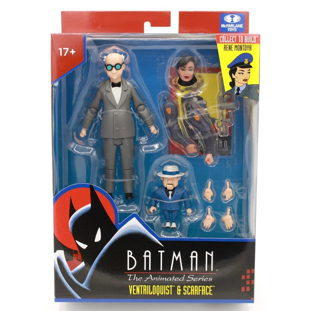 DC Direct: Batman The Animated Series 6inch Action Figure Build-A Wave 6 - Ventriloquist & Scarface