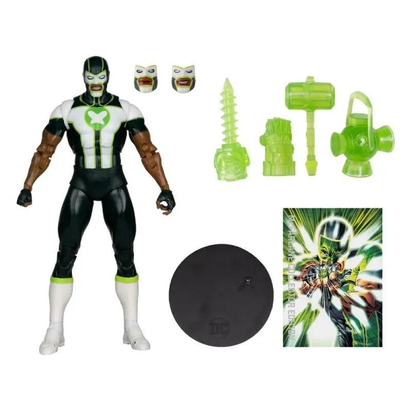 DC McFarlane Collector Edition 7 Inch Action Figure - #26 Green Lantern (Platinum Version)