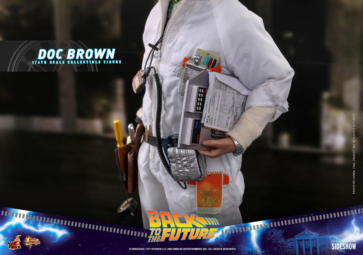 Doc Brown - Back To The Future Hot Toys Collectibles 1/6 Scale Action Figure