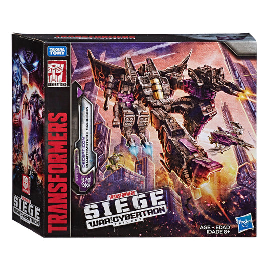 Transformers War For Cybertron Deluxe Class Action Figure Pack - Decepticon Phantom Strike Squadron (Re-Run)
