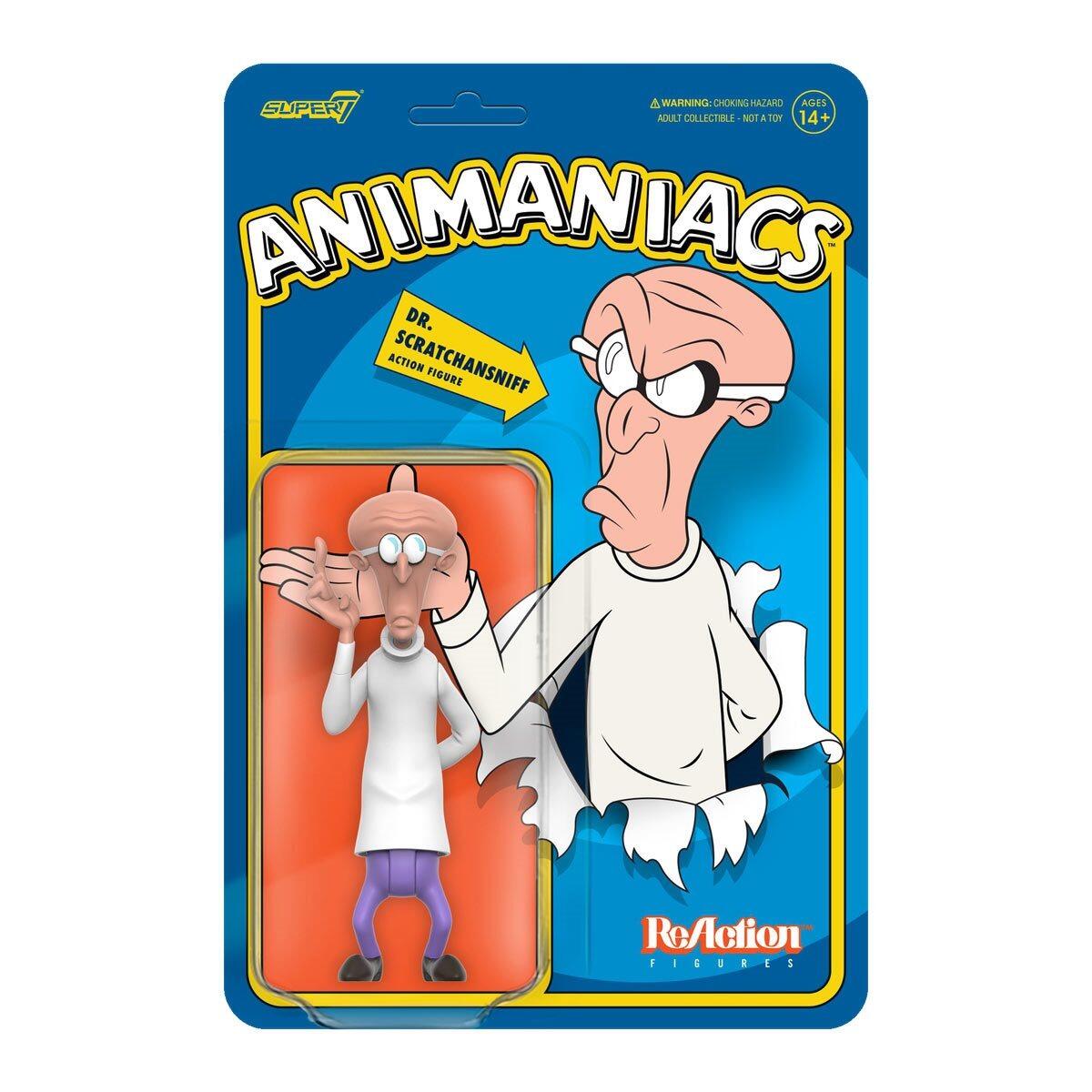 Animaniacs ReAction Action Figure - Dr. Scratchansniff – Star
