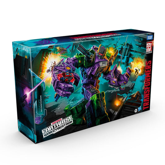 Transformers War for Cybertron Earthrise Titan Class Action Figure - Scorponok