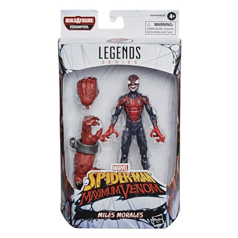 Marvel Legends Venom 6 Inch Scale Action Figure Venompool BAF - Miles Morales