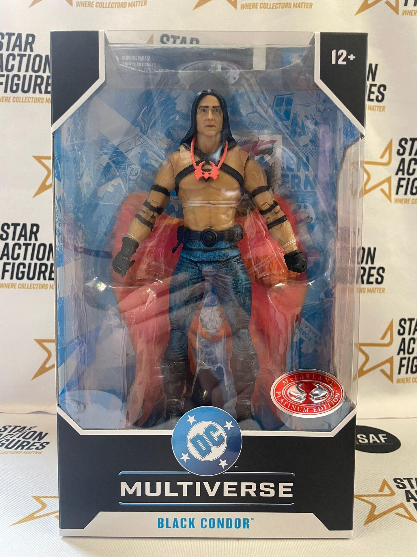 DC Multiverse 7 Inch Scale Action Figure - Black Condor (Red Platinum)