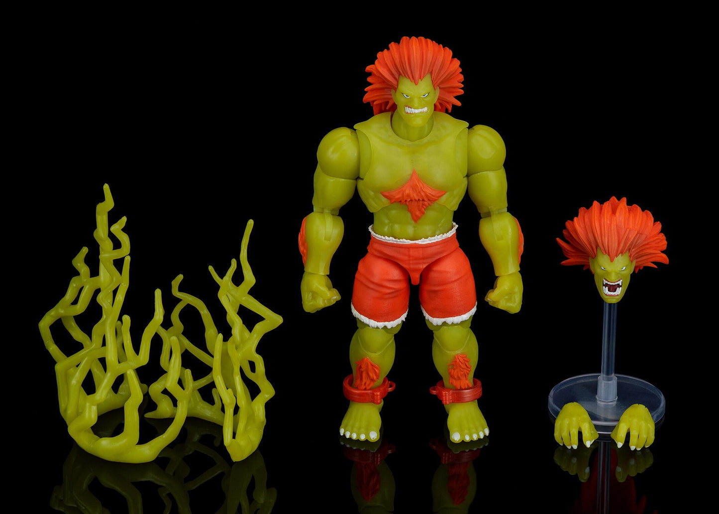 *PRE-ORDER Ultra Street Fighter II 6 Inch Exclusive Action Figure - Blanka (Player 2 - Glow In The Dark)