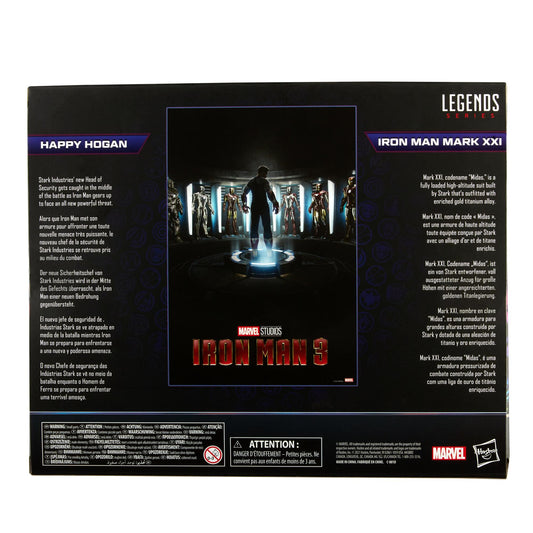 Marvel Legends Infinity Saga Action Figure - Happy Hogan & Iron Man Mark XXI