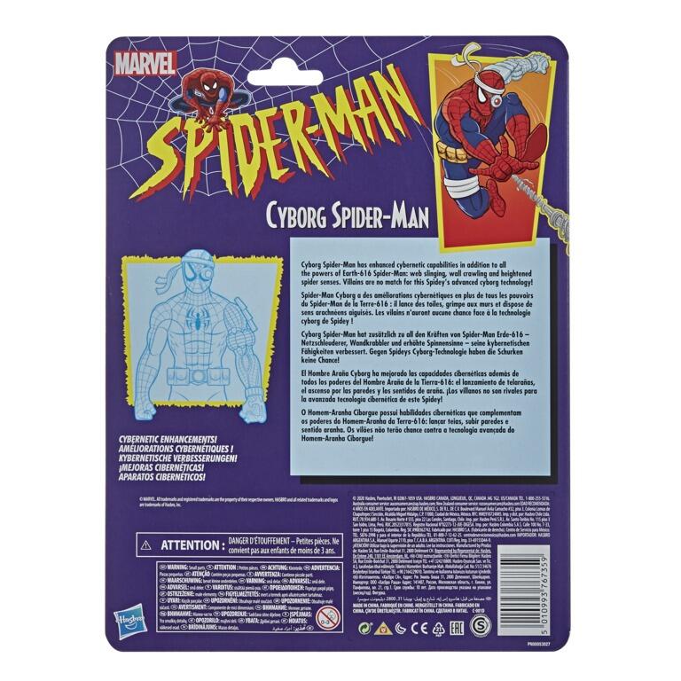 Marvel Legends Series 6-inch Retro Action Figure Exclusive - Cyborg Spider-Man (Re-Run)