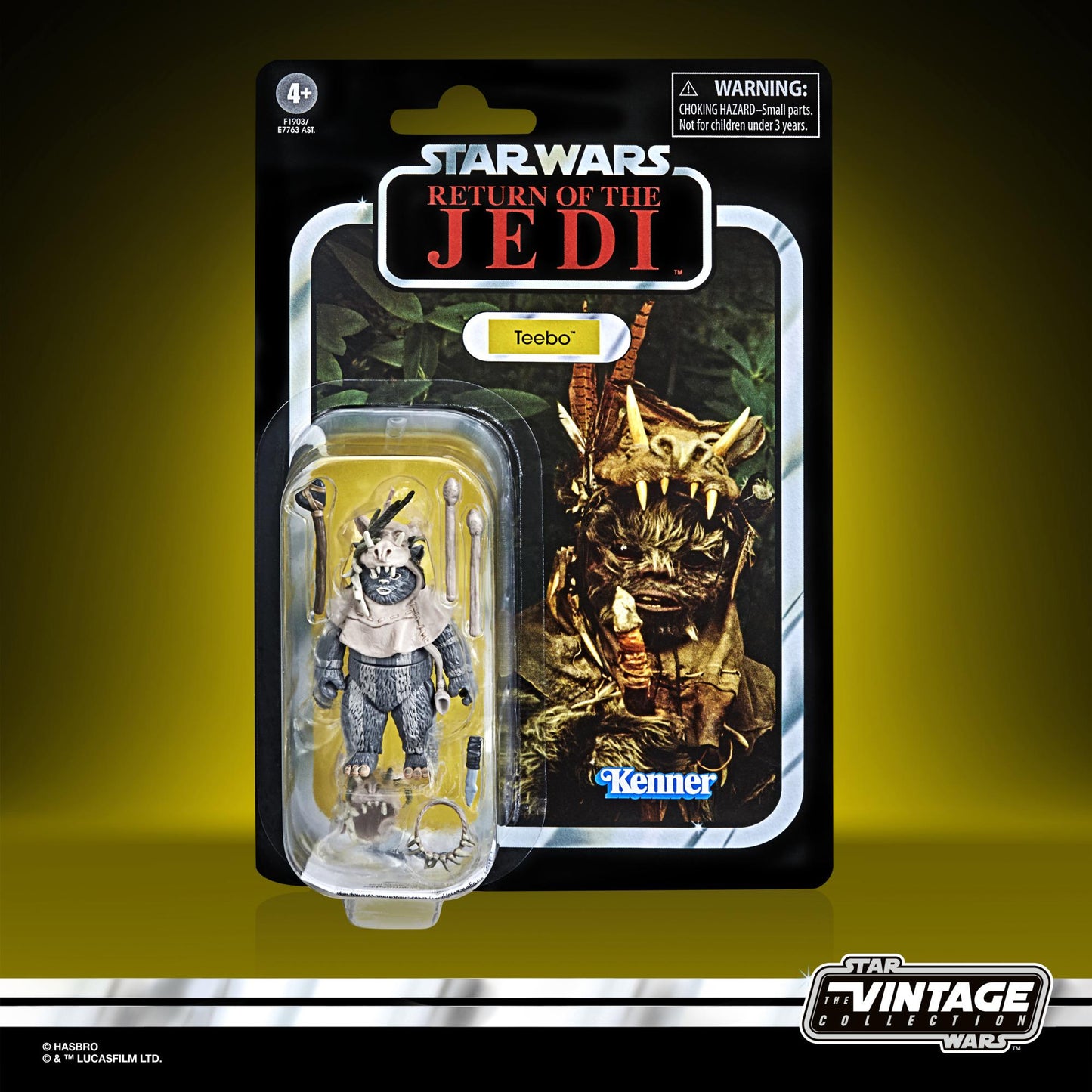 Star Wars The Vintage Collection Action Figure Wave 38 - Teebo (Probably non-mint cards)