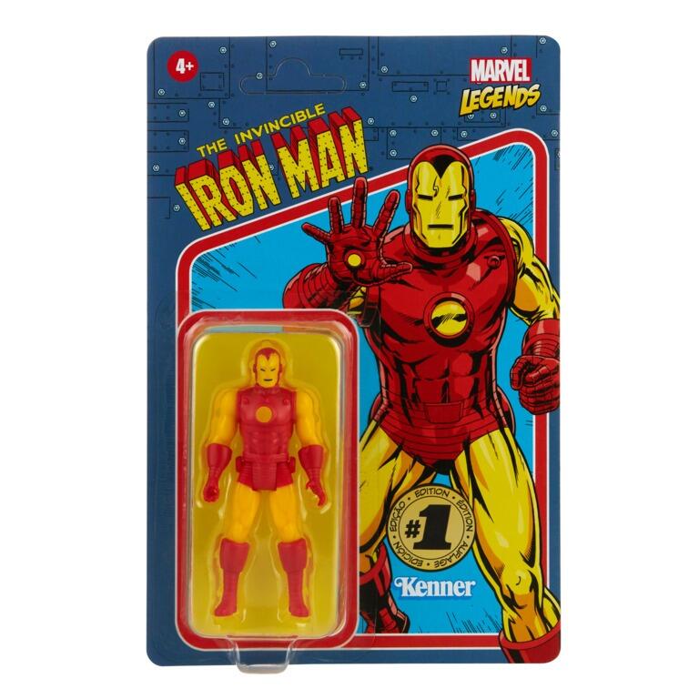 Marvel 3.75 Inch Retro Twin Pack Action Figures - Cyclops & Iron man