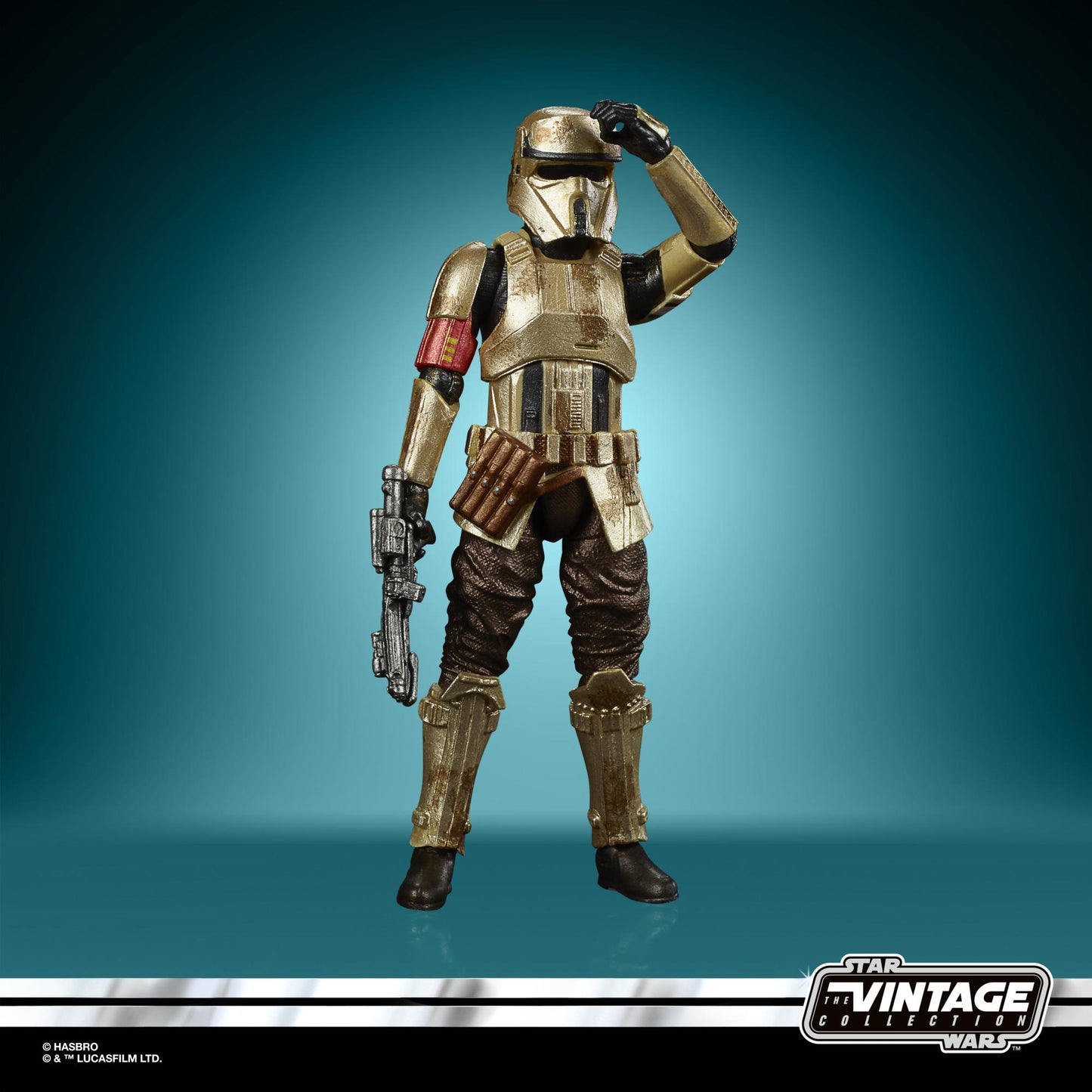 Star Wars The Vintage Carbon Collection Exclusive 3.75-Inch Action Figure Wave 2 - Shoretrooper (Carbonized)