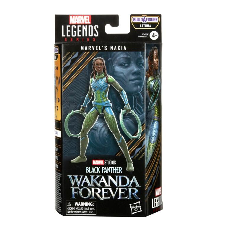 Marvel Legends Black Panther 6-Inch Figures Wave 3 Attuma BAF - Nakia