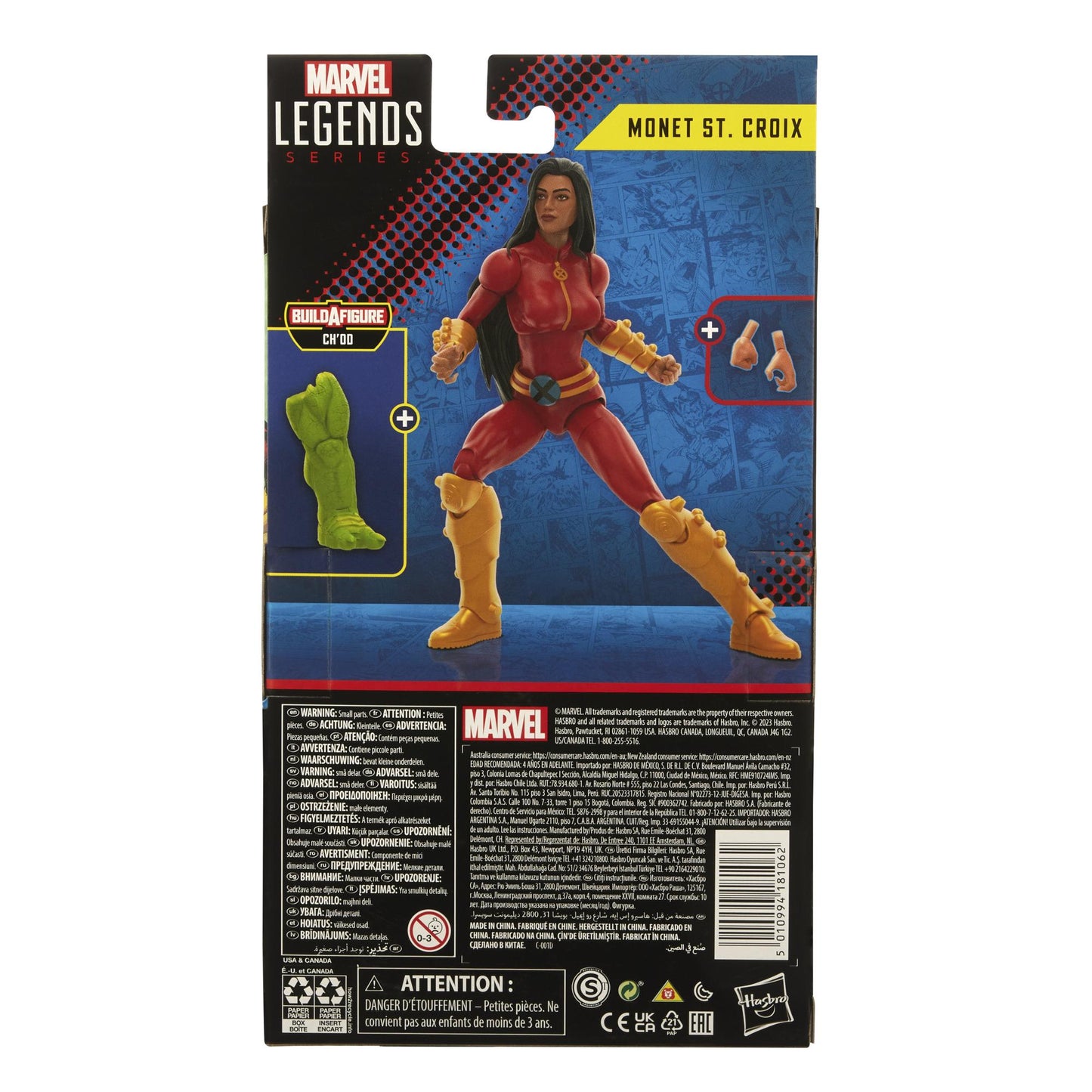 Marvel Legends X-Men 6 Inch Scale Action Figure BAF Ch'od - Monet St. Croix