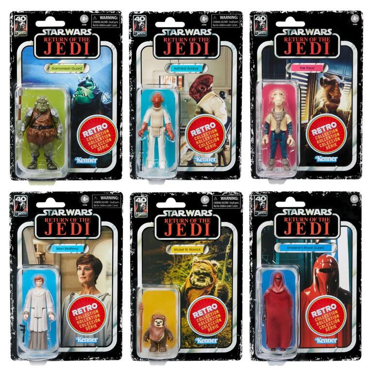 Star Wars Retro Action Figure (ROTJ Wave) - Boxed Set of 6